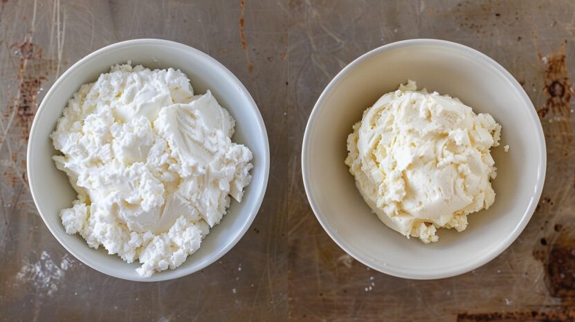 Milk Type Differences between Ricotta and Mascarpone