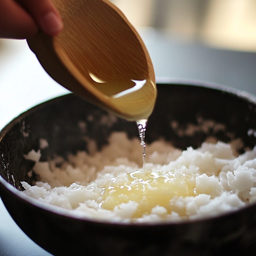 Mixing coconut with another liquid oil is an effective way to lower its melting point