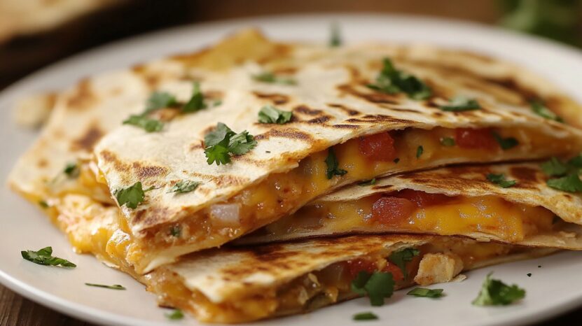 Serve and Enjoy - Reheat a Quesadilla in an Air Fryer