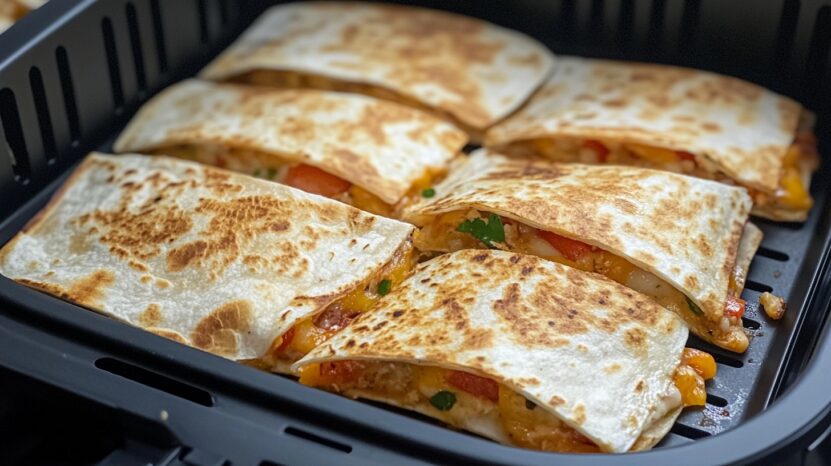 Tips for Arranging - Arrange the Quesadilla Properly in the air fryer